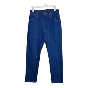 Wrangler Dark Wash Cowboy Cut Straight Leg Womens Jeans 11x32